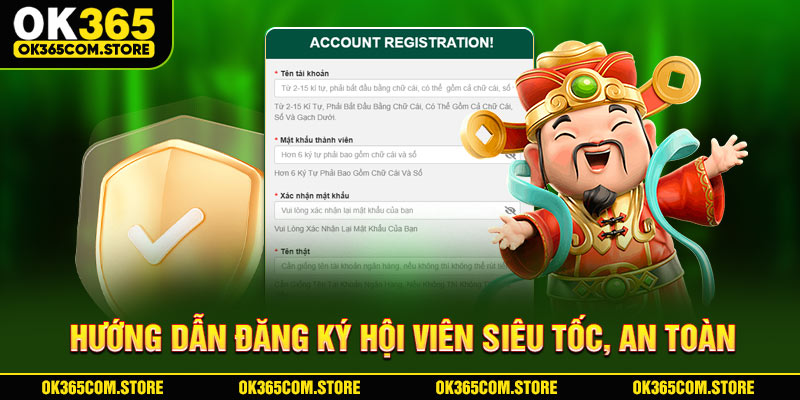 Hướng dẫn đăng ký hội viên siêu tốc, an toàn Hướng dẫn đăng ký hội viên siêu tốc, an toàn
